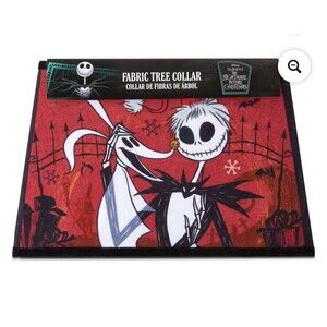 Disney Nightmare Before Christmas Tim Burton 48” Fabric Tree Collar New
